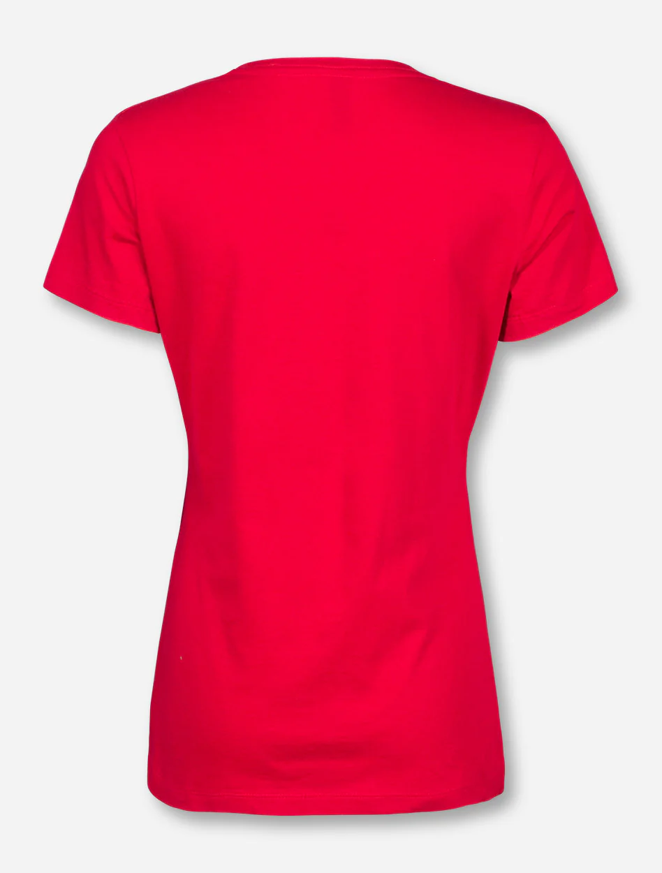 Texas Tech Bling Double T Crew Neck T-Shirt - Image 4